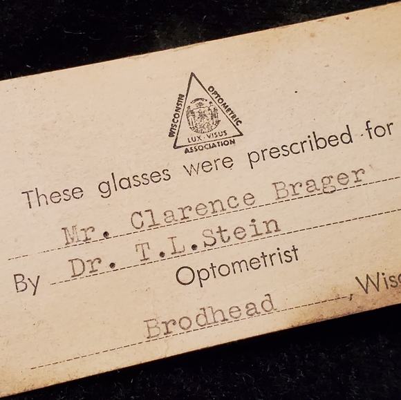 Antique Spectacles, Glasses 10k GOLD Filled CORTLAND Rare BiFocals w/CASE - Picture 10 of 11